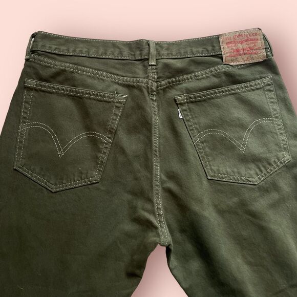 Levi's Other - 2000s levis 505 overdyed olive jeans